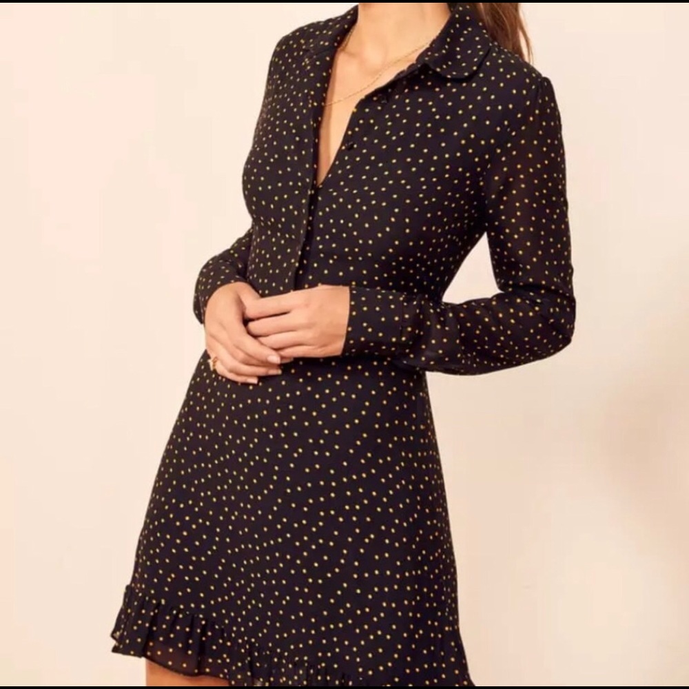 REFORMATION Lady dot-pattern
